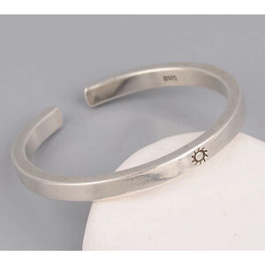Engraved Sun Bracelet |‎ 925 Sterling Silver NEW